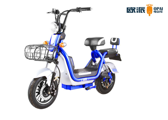 USB Charger 2 Seat Electric Bike , Electric Scooter Bike For Adults