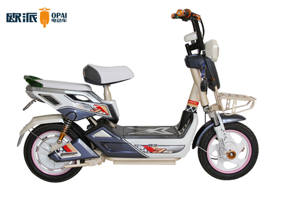 Big Saddle Commuter Electric Bicycle , Electric Scooters Bicycles For Adults