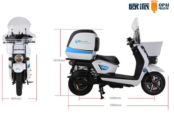 LCD Display Electric Sports Motorcycle With Luggage Carrier Big Motor