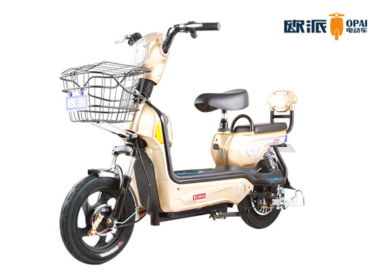 110 Drum Brake Full Moped Electric Bike ,  Ladies Electric Bicycle With Pedal