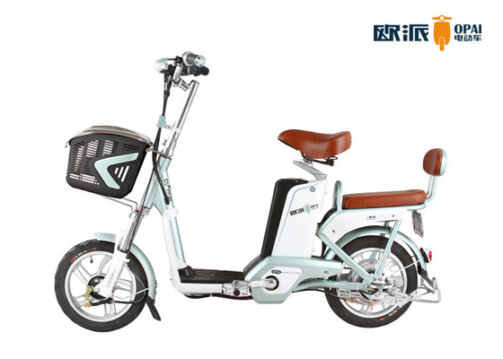 LED Headlight Electric City Bike , 48V Double Seat Electric Scooter