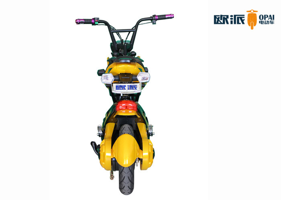 Pink Handle Brake Electric Moped Scooter 42 Tubes Front Fork