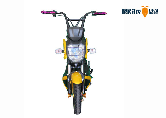 Pink Handle Brake Electric Moped Scooter 42 Tubes Front Fork