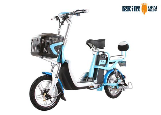 Lady Smart Electric Bicycle Double Seats With Pedal 6 Tubes Controller