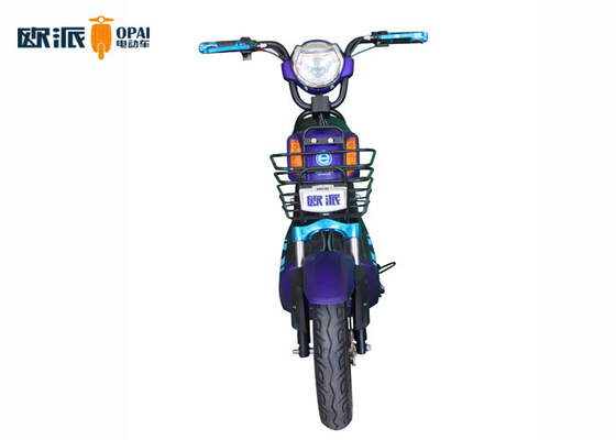 2 Wheel Adult Electric Moped Scooter One Seat For Commuter 6 Tubes Controller