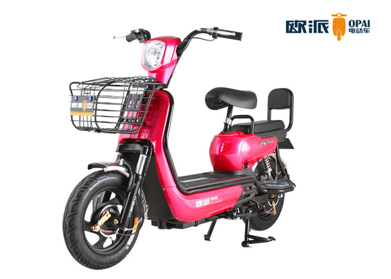 Colorful Electric Motor Scooter 350W / 500W Motor Power 42 Tubes Front Fork