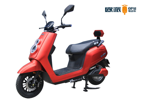 LED Headlight Girls Electric Moped , Electric Scooter For Women DC Brushless Motor
