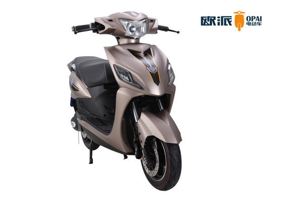 Brown Electric Motor Bikes , Powerful Electric Motorcycle For Adults