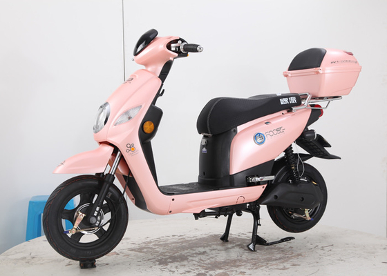 USB Charger Pink Electric Scooter For Girls SLA Battery With LCD Meter