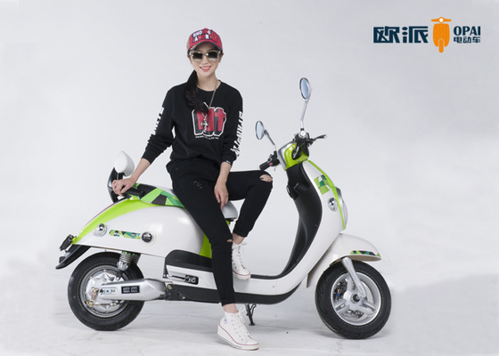 Newly Design Electric Pedal Moped , Ladies Electric Scooter Long Range