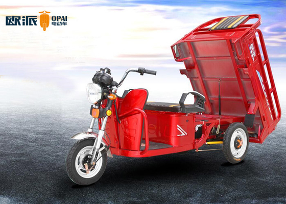 Three Gears 205mm Ground Clearance E Cargo Bike, Electric Cargo Tricycle 48V 45AH