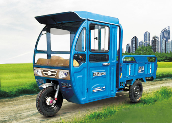 205mm Ground Clearance Electric Cargo Bike , Electric Tricycle For Farm