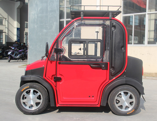 Four Wheel Electric Mini Car Double Seats Motor Power 3KW 60V 120AH