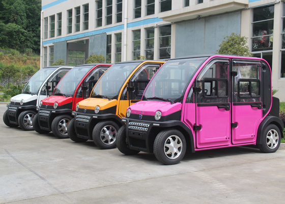 Double Door Electric Mini Car With High Strength Polycarbonate Windshield