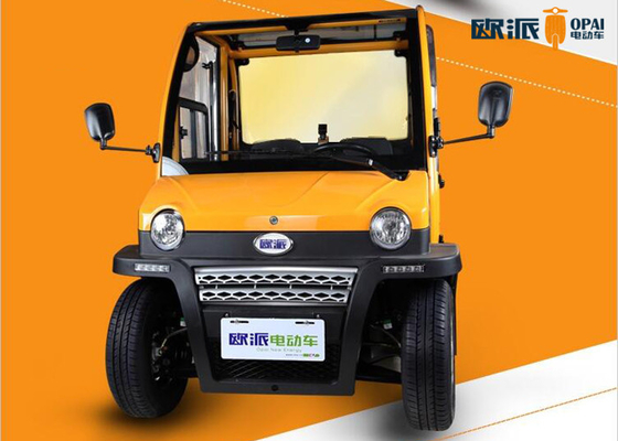 Motor Power Electric Mini Car , Mini Electric Car Hand Brake Double Seats