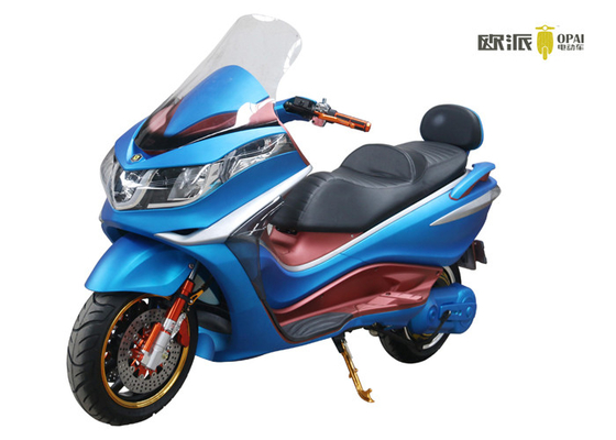 3000W Powerful Motor Racing Electric Motorcycle , Electric Bike Motorcycle LED Headlight