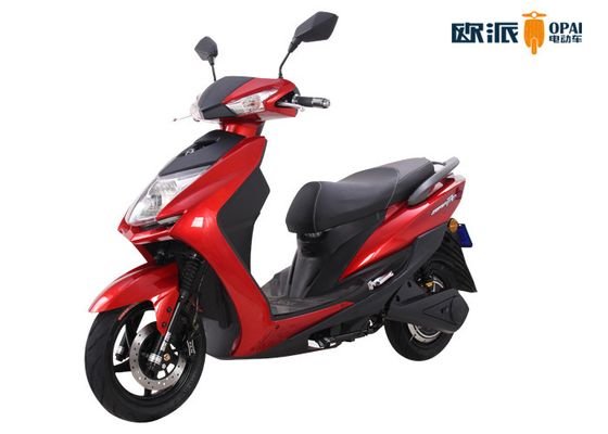 LCD Digital Display Eelectric Motor Scooter Wide Tire Lead Acid Battery